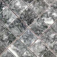 Мозаика из мрамора Полированная МКР-3П (47x47) Black