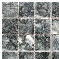 Мозаика из мрамора Полированная МКР-3П (47x47) Black