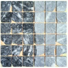 Мозаика из мрамора Матовая МКР-3СВА (47x47) Black