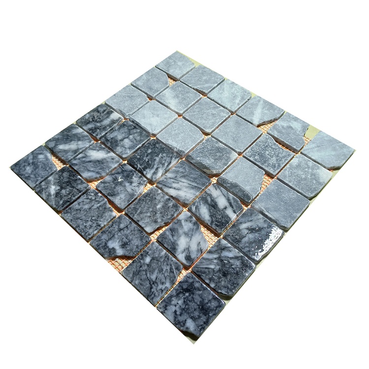 Мозаїка з мармуру Матова МКР-3СВА (47x47) Black