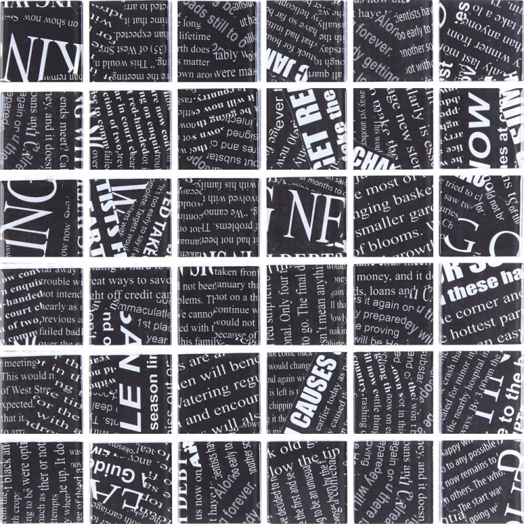 Мозаика стеклянная Kotto Ceramica GMP 0448048 С print 45  300 x 300 х 4   ( 48 х 48 )