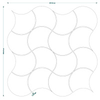 Мозаїка керамічна Kotto Ceramica SCALES SC X 6010 Forestgreen 300 x 300 x 9 (93 x 87) 0,075 м2 Мозаїка керамічна Kotto Ceramica SCALES SC X 6010 Forestgreen 300 x 300 x 9 (93 x 87) 0,075 м2