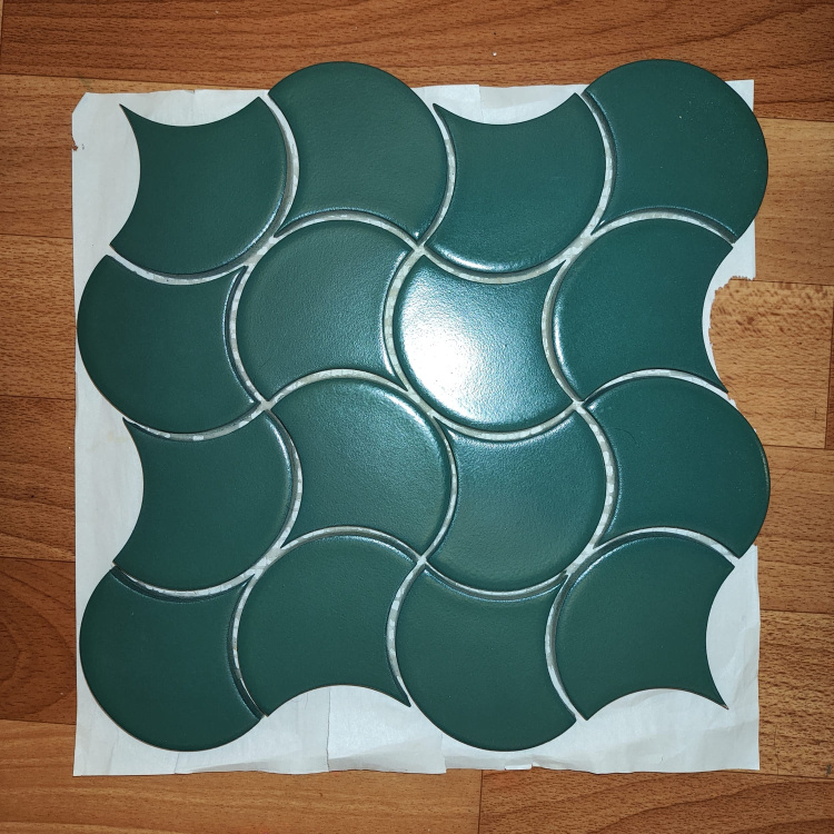 Мозаїка керамічна Kotto Ceramica SCALES SC X 6010 Forestgreen 300 x 300 x 9 (93 x 87) 0,075 м2