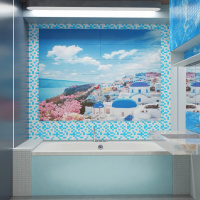 Мозаичное панно Kotto Ceramica Санторини 750x750