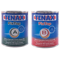 Клей епоксідний Tenax Fixtop A+B бежевий 1 л густий морозостійкий для каменю агломерату кераміки деревини