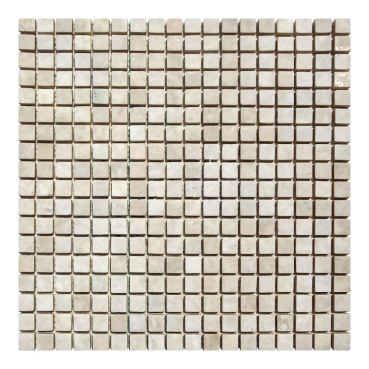 Мозаика из мрамора Матовая МКР-4СВ (15x15) Victoria Beige