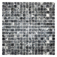 Мозаика из мрамора Полированная МКР-4П (15x15) Black
