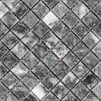 Мозаика из мрамора Полированная МКР-4П (15x15) Black