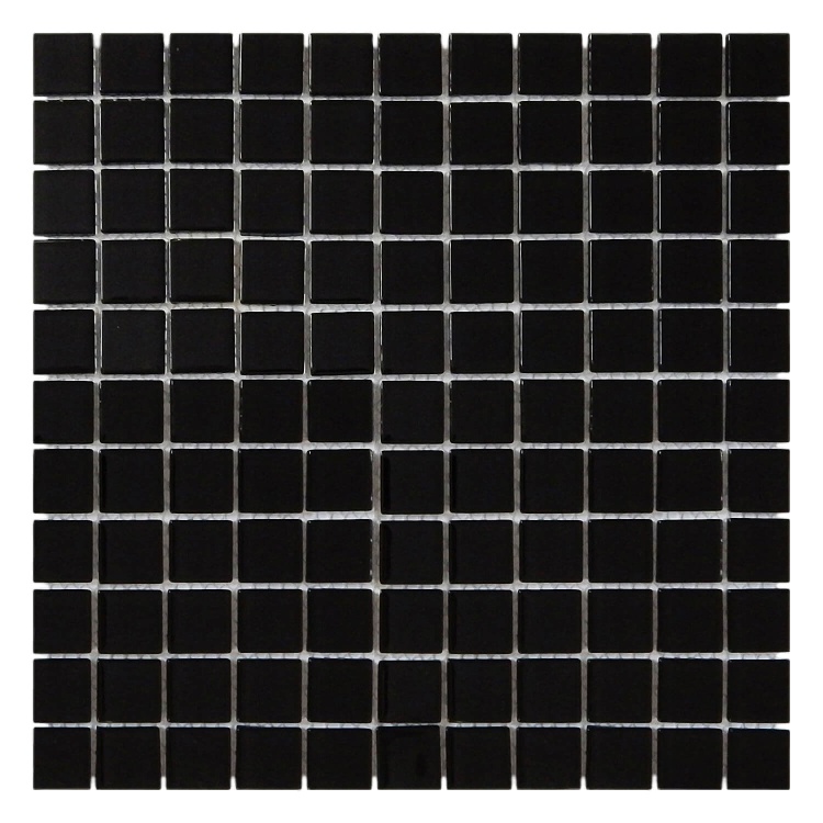 Мозаїка скляна V-MOS AA113 Black Mozaico De Lux