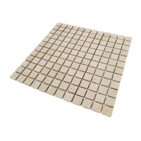 Мозаика каменная KrimArt МКР-2СВ Песчаник Крем бежевая 305x305x6 мм для фасада колонн спа забора и террасы
