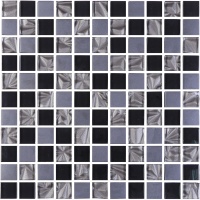 Мозаїка керамічна Kotto Ceramica GM 8002 C3 imperial S4/Ceramik Black/Black 300 х 300 х 8 ( 25 х 25 )