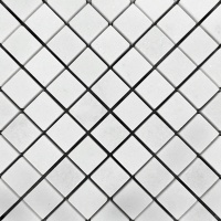 Мозаика из мрамора Полированная МКР-4П (15x15) Thassos