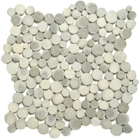 Мозаїка з керамограніту Kotto Ceramica MI7 14300702C Grigio Freddo 300 x 300 х 10 (коло d 14-30)