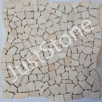 Мозаїка з мармуру Матова МКР-ХСВ (хаотична) Victoria Beige