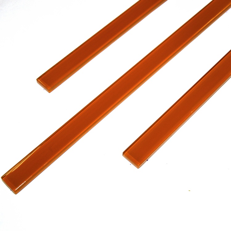 Фриз стеклянный Kotto Ceramica GF 751513 orange  15 х 750 х 8