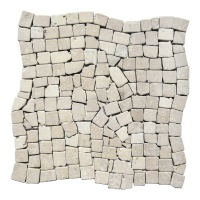 Мозаїка з мармуру Матова МКР-ХСВ (хаотична) 23x15 мм Victoria Beige