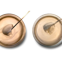 Клей епоксідний Tenax Fixtop A+B бежевий 2 л густий морозостійкий для каменю агломерату кераміки деревини