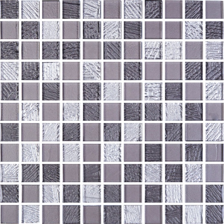Мозаїка керамічна Kotto Ceramica GM 8009 C3 Grey Dark/Grey m/Grey w S5 300 х 300 х 8 (25 х 25)