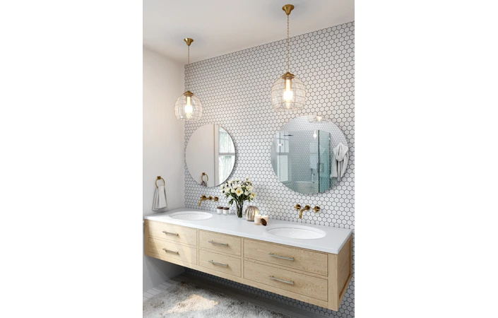 Мозаїка керамічна Kotto Ceramica HEXAGON H 6001 Flora Grey 295 х 295 х 9