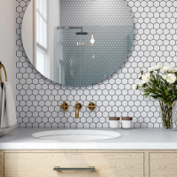 Мозаїка керамічна Kotto Ceramica HEXAGON H 6001 Flora Grey 295 х 295 х 9