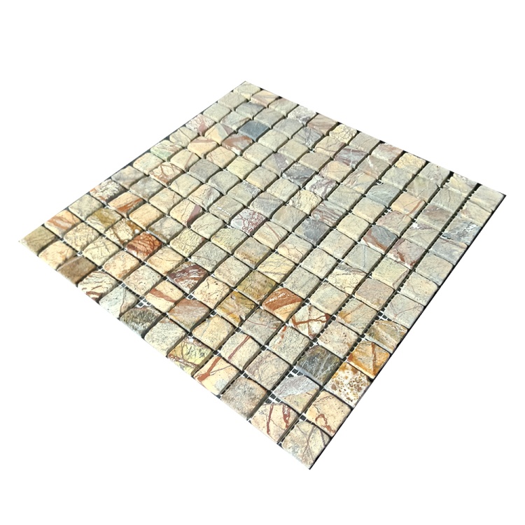 Мозаика из мрамора Матовая МКР-2СВА (23x23) Bidasar Brown