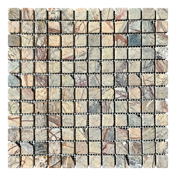 Мозаика из мрамора Матовая МКР-2СВА (23x23) Bidasar Brown