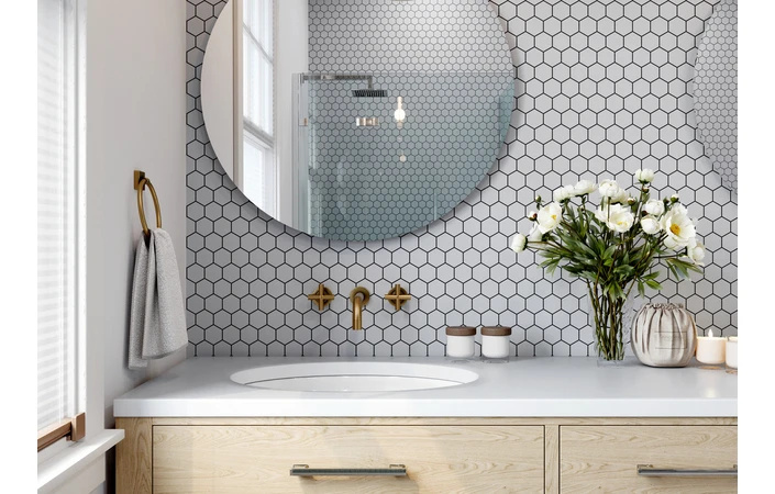 Мозаїка керамічна Kotto Ceramica HEXAGON H 6002 Grey Silver 295 х 295 х 9