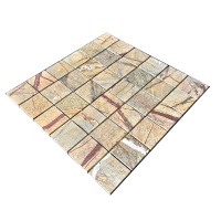 Мозаика из мрамора Полированная МКР-3П (47x47) Bidasar Brown
