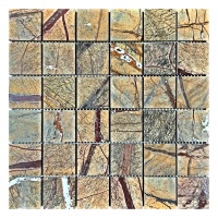 Мозаика из мрамора Полированная МКР-3П (47x47) Bidasar Brown