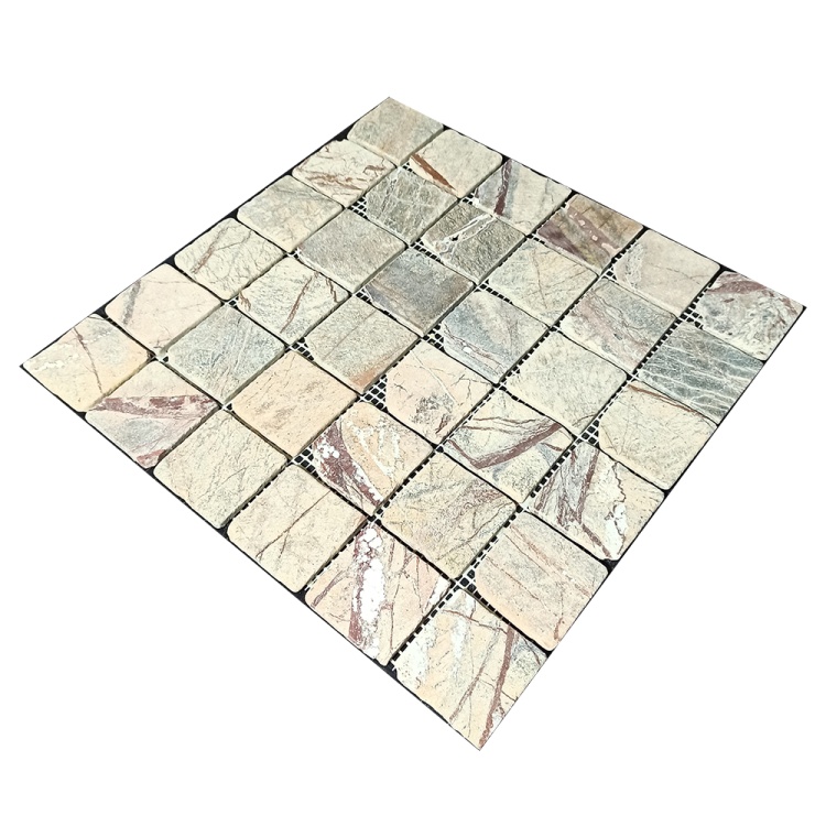 Мозаика из мрамора Матовая МКР-3СВА (47x47) Bidasar Brown