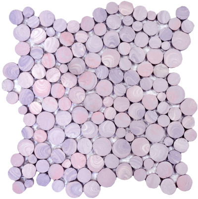 Мозаика из керамогранита Kotto Ceramica MI7 14300707C Lavanda 300 x 300 х 10 (круг d 14-30)
