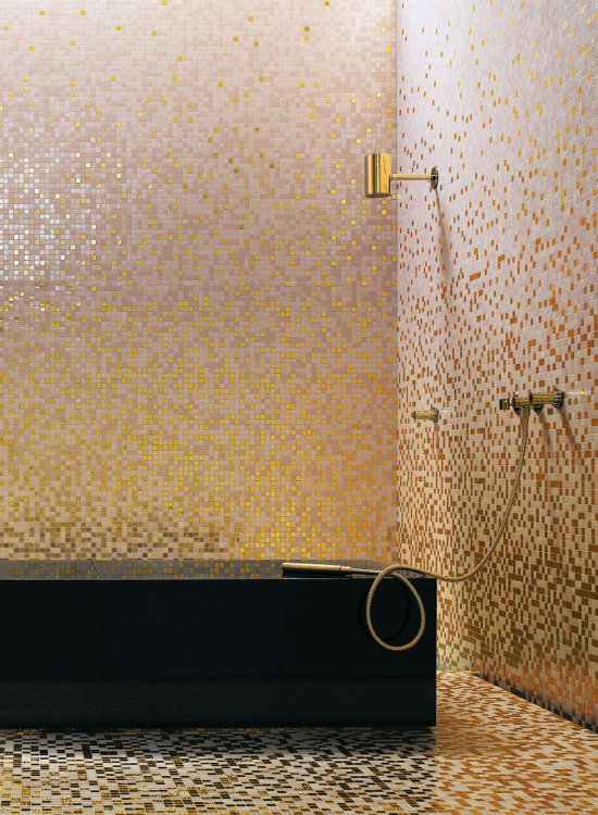 Мозаика на растяжке (сетка) Bisazza Peonia 32.2*258.8 см