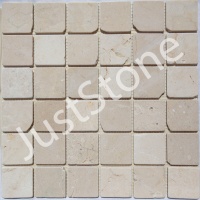 Мозаика из мрамора Матовая МКР-3СВА (47x47) Beige Mix