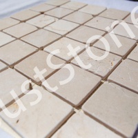 Мозаика из мрамора Матовая МКР-3СВА (47x47) Beige Mix