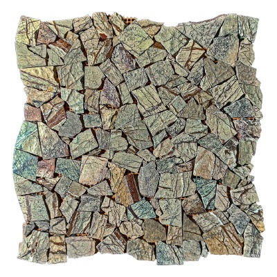 Мозаика из мрамора Полированная МКР-ХП (хаотичная) Bidasar Brown