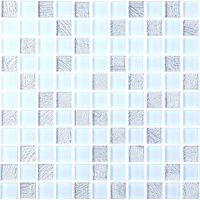 Мозаїка керамічна Kotto Ceramica GM 8015 C2 Silver S5/White/300 х 300 х 8 ( 25 х 25 )