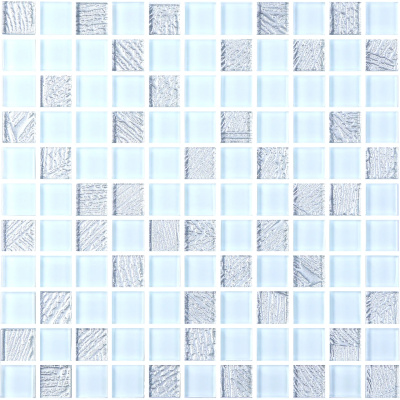 Мозаїка керамічна Kotto Ceramica GM 8015 C2 Silver S5/White/300 х 300 х 8 ( 25 х 25 )