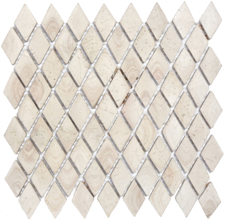 Мозаика из керамогранита Kotto Ceramica MI7 30500304C  Beige  300 x 300 х 10  ( ромб 30 x 50 )