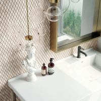 Мозаїка з керамограніту Kotto Ceramica MI7 30500304C Beige 300 x 300 х 10 (ромб 30 x 50)