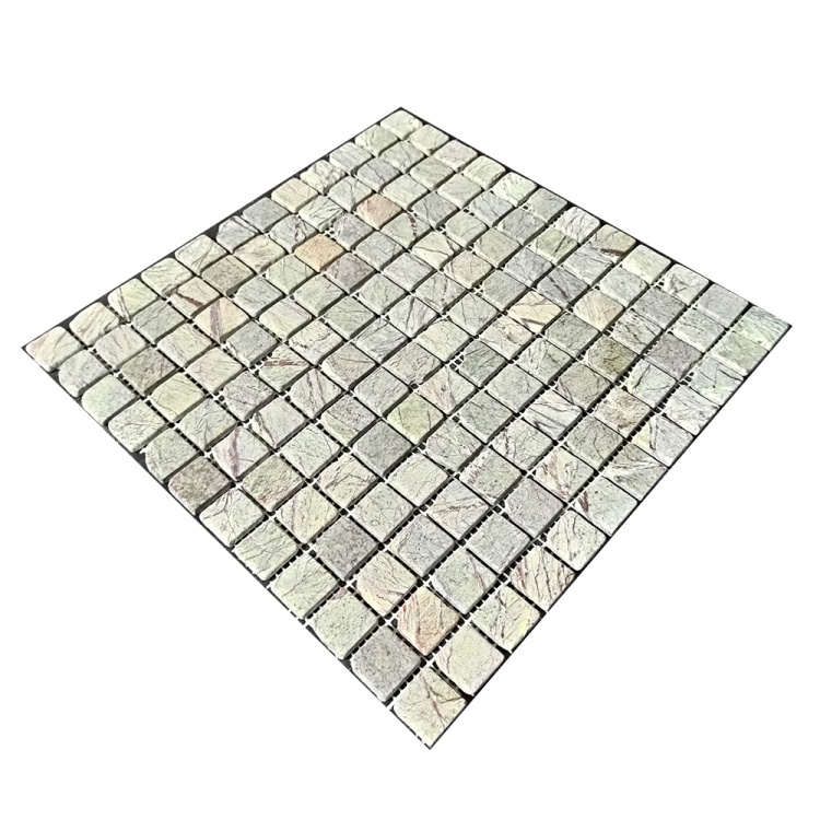 Мозаика из мрамора Матовая МКР-2СВА (23x23) Bidasar Green