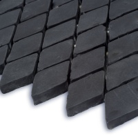 Мозаика из керамогранита Kotto Ceramica MI7 30500306C Nero  300 x 300 х 10  ( ромб 30 x 50 )