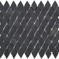 Мозаика из керамогранита Kotto Ceramica MI7 30500306C Nero  300 x 300 х 10  ( ромб 30 x 50 )