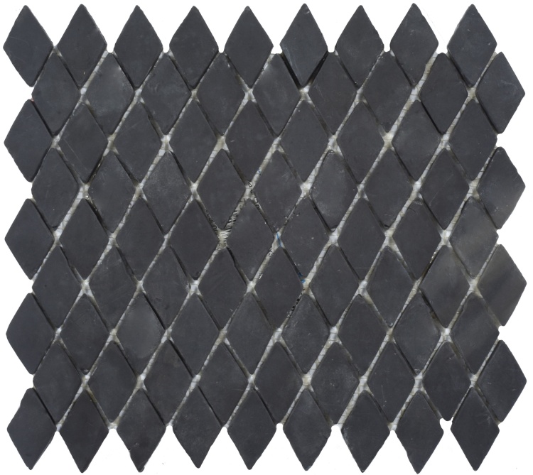 Мозаика из керамогранита Kotto Ceramica MI7 30500306C Nero  300 x 300 х 10  ( ромб 30 x 50 )