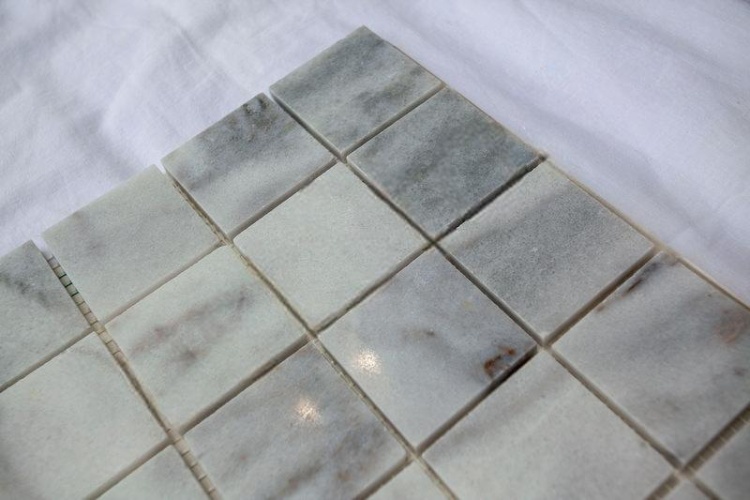 Мозаика из мрамора Полированная МКР-3П (47x47) Grey Mix