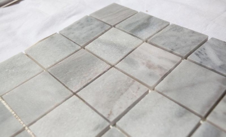 Мозаика из мрамора Полированная МКР-3П (47x47) Grey Mix