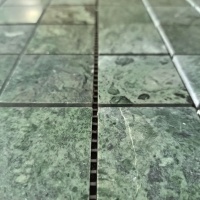 Мозаика из мрамора Полированная МКР-3П (47x47) Verde Guatemala