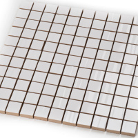 Мозаика керамическая Kotto Ceramica СМ 3002  С2 white/white str.  300 х 300 х 9   ( 25 х 25 )