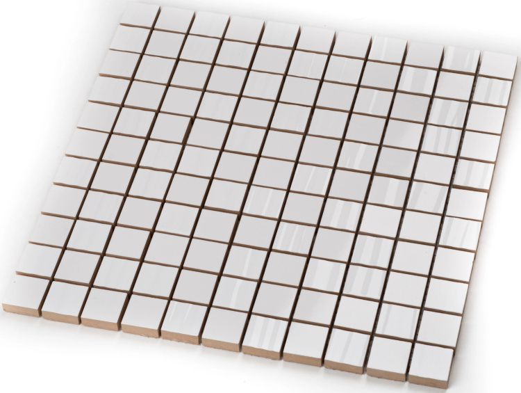 Мозаика керамическая Kotto Ceramica СМ 3002  С2 white/white str.  300 х 300 х 9   ( 25 х 25 )