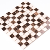 Мозаїка керамічна Kotto Ceramica СМ 3022 C2 brown/white 300 х 300 х 9 ( 25 х 25 )