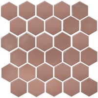 Мозаїка керамічна Kotto Ceramica HEXAGON H 6011 Hot Pink 295 х 295 х 9